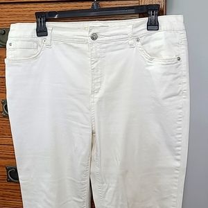 Joe's New York White Jeans Soho Ankle size 12